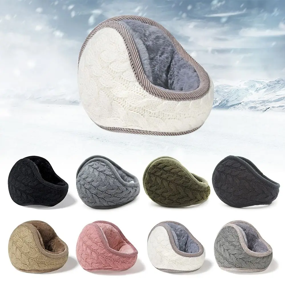 Fleece Ear Warmer Band - 男性用、女性用、冬用、柔らかいフリース素材のイヤーマフ、バンド部分に取り付けるタイプ、頭部を暖めるイヤーウォーマー、快適な装着感、屋外用イヤーマフ。
