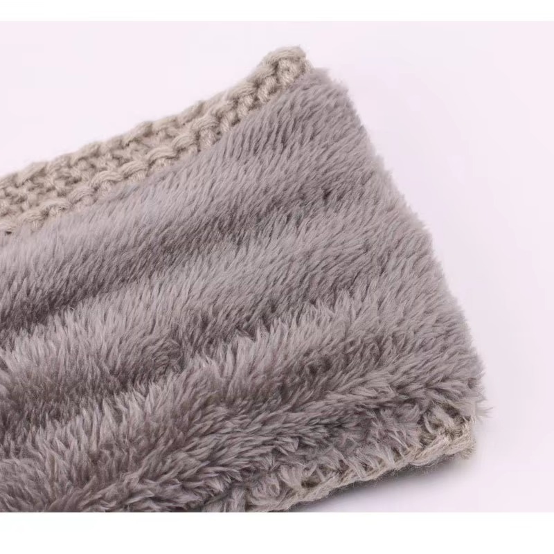 レディース 冬用 厚手ニット ヘアバンド トレンドのケーブル - Fleece Ear Warmer Band のレビューと価格