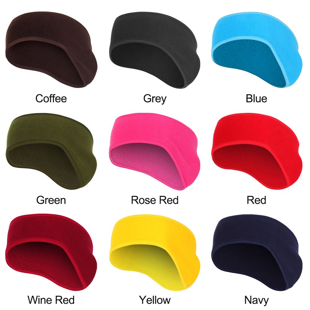 1個入り ヘアバンド、吸汗フリース素材のイヤーカバー、冬用吸 - Fleece Ear Warmer Band のレビューと価格