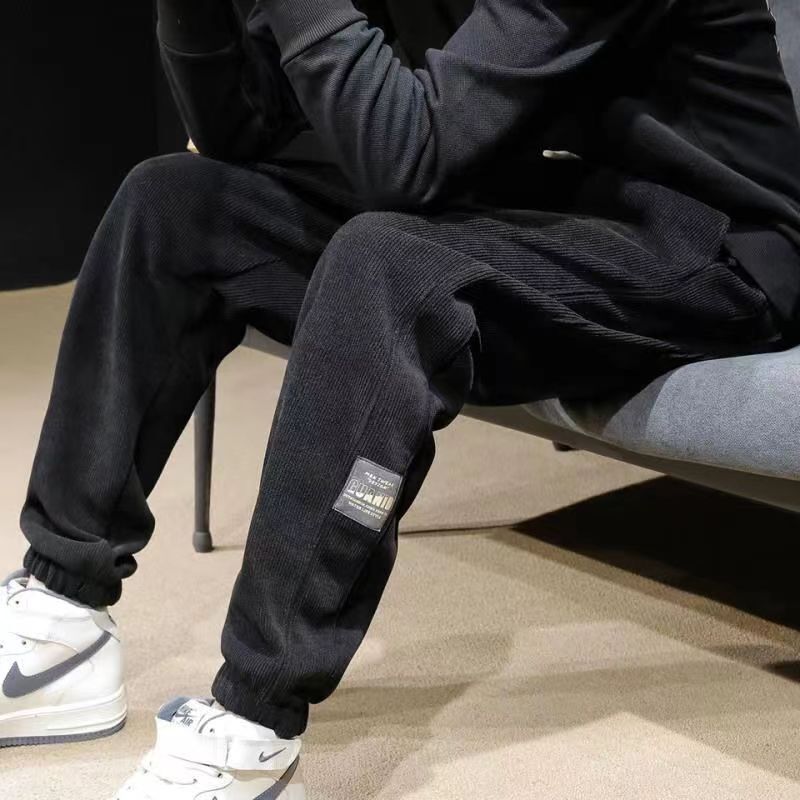厚みのあるフリースメンズカジュアルパンツ秋冬耐摩耗性耐久性の - Corduroy Pant Warm のレビューと価格