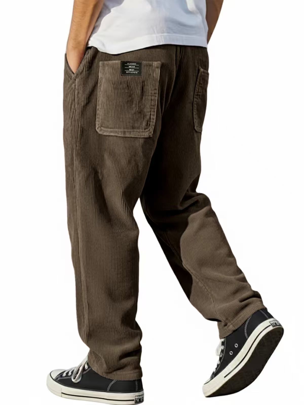 メンズ、秋物、ワイドレッグ、ストレートパンツ、コーデュロイ、 - Corduroy Pant Warm のレビューと価格