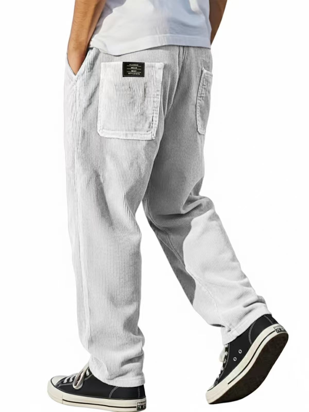 メンズ、秋物、ワイドレッグ、ストレートパンツ、コーデュロイ、 - Corduroy Pant Warm のレビューと価格